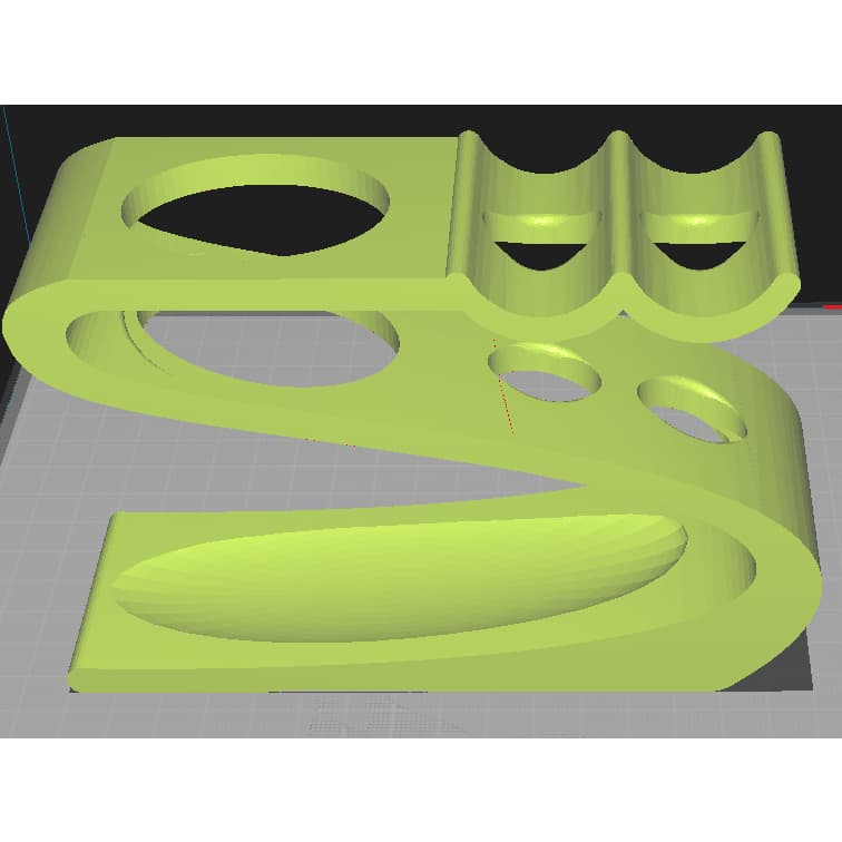 Porta escova de dentes, pote para escova dental e creme dental Impresso em 3D