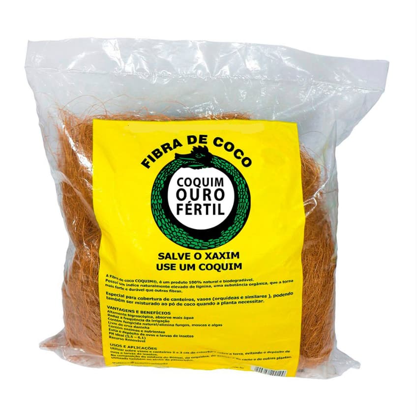 Fibra De Coco Longa Coquim (lavada) 200g