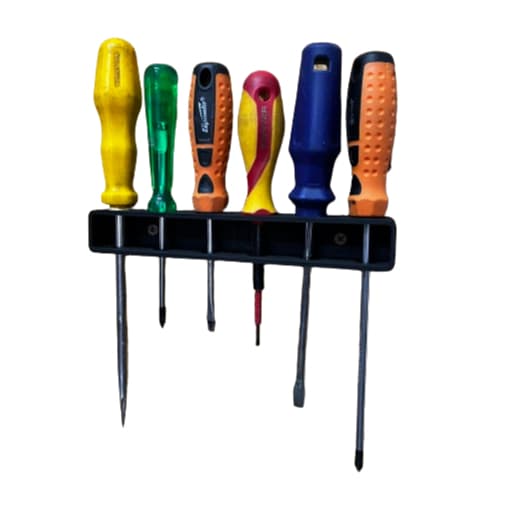 Suporte para 6 Chaves de Fenda e Philips