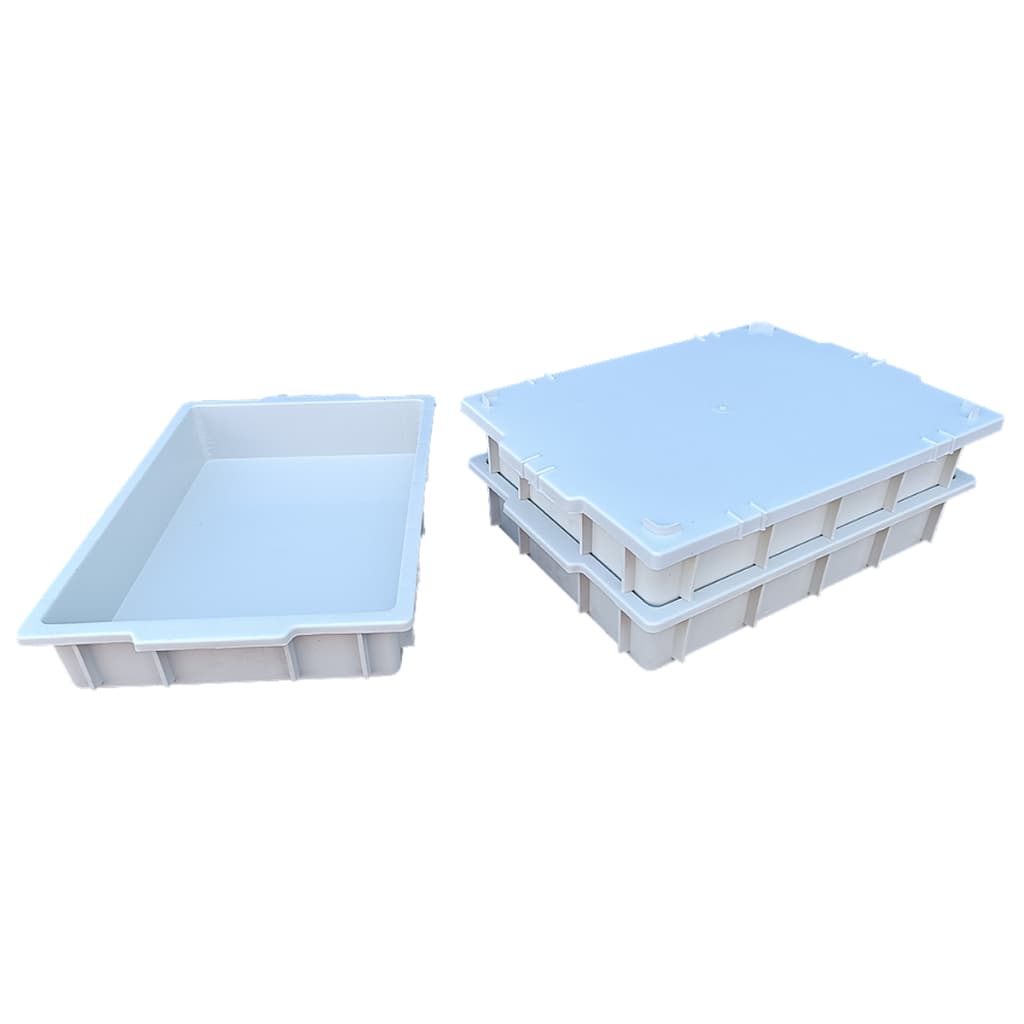 Kit Caixa Fermentação Pizza Massas 1 Caixa De 7l + 1 Tampa