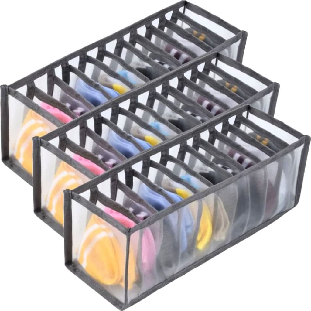 Kit 3 Colméia Organizador de Gavesta Para Roupa Intima Meias Cuecas Roupas Bebe