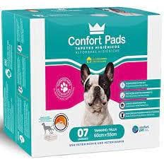 Tapete Higiênico Confort Pads Com 7 unidades 55x60cm