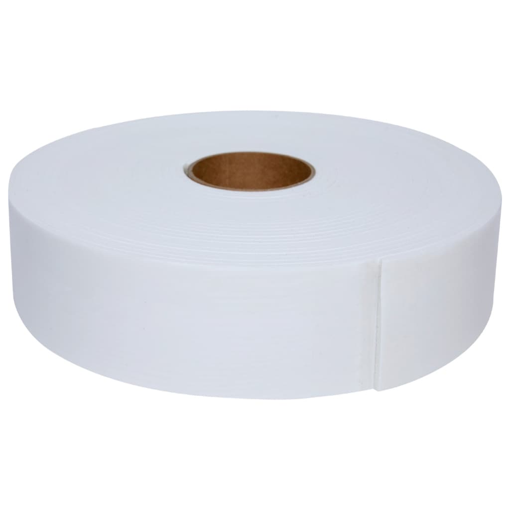 Fita EVA Branca Autocolante 1 Lado 50mm x 3mm x 10mts Vedação Anti Ruido Fresta Porta Janela Parede