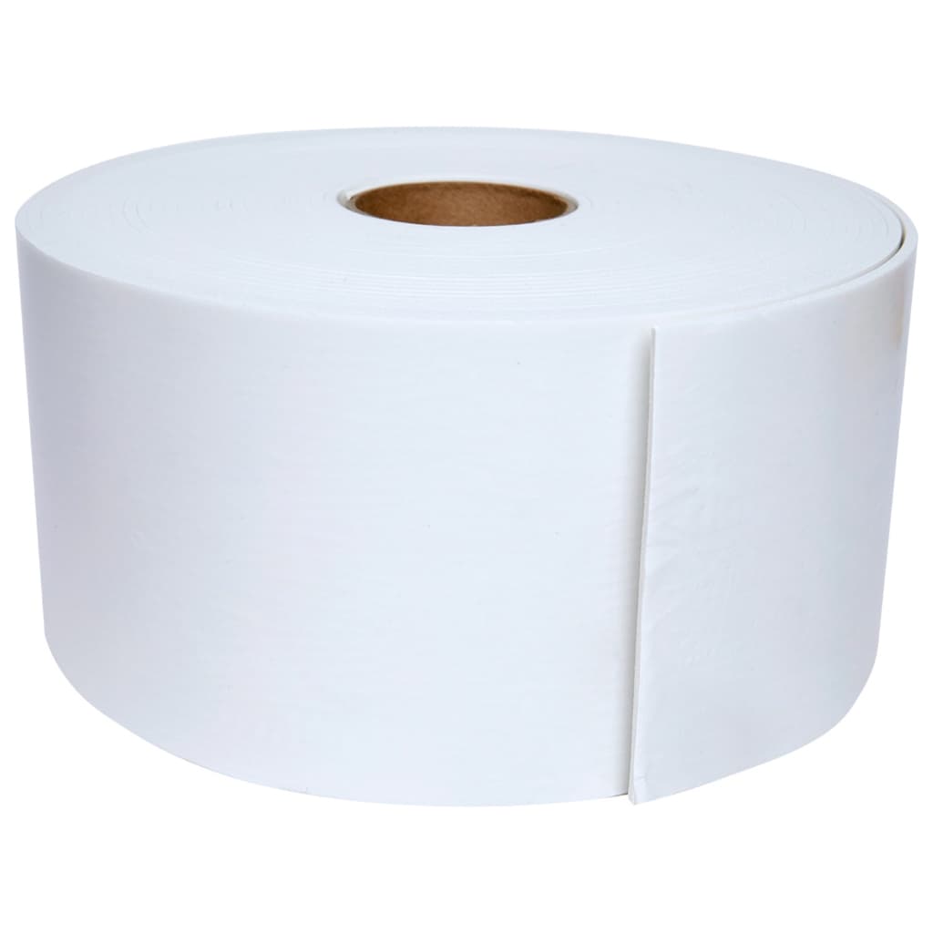 Fita EVA Branca Autocolante 1 Lado 100mm x 3mm x 10mts Vedação Anti Ruido Fresta Porta Janela Decoração Parede