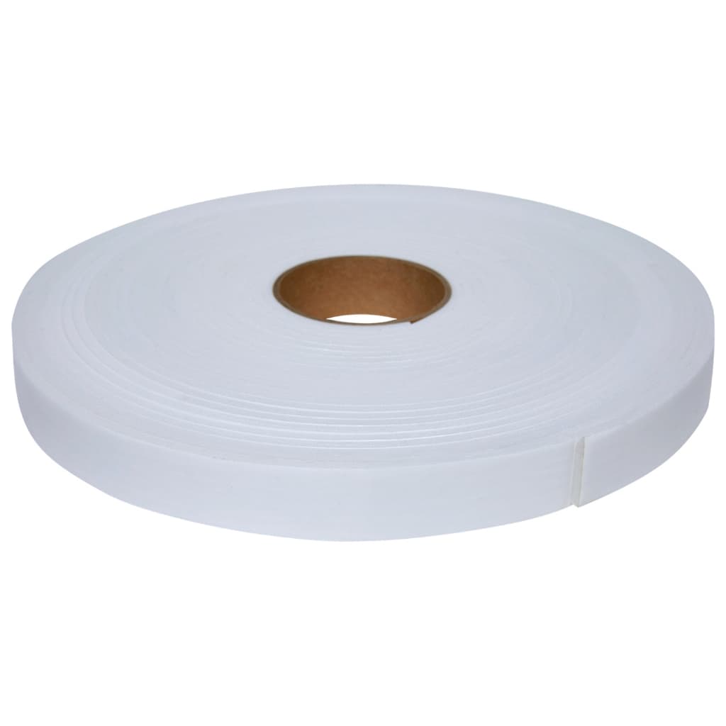 Fita EVA Branca Autocolante 1 Lado 20mm x 3mm x 10mts Vedação Anti Ruido Fresta Porta Janela