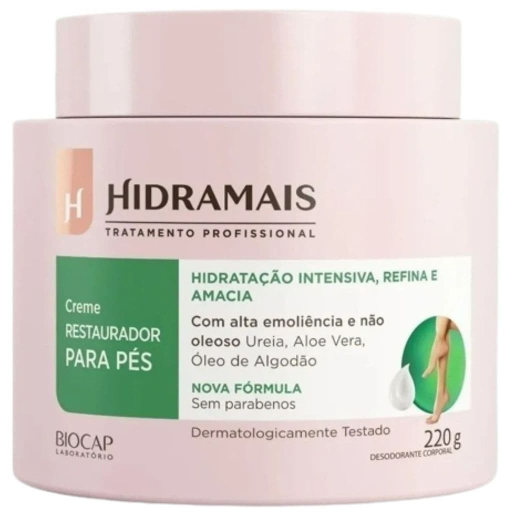 Cuidado Profundo: Hidratação com Ureia e Aloe Vera HIdramais Creme Pés