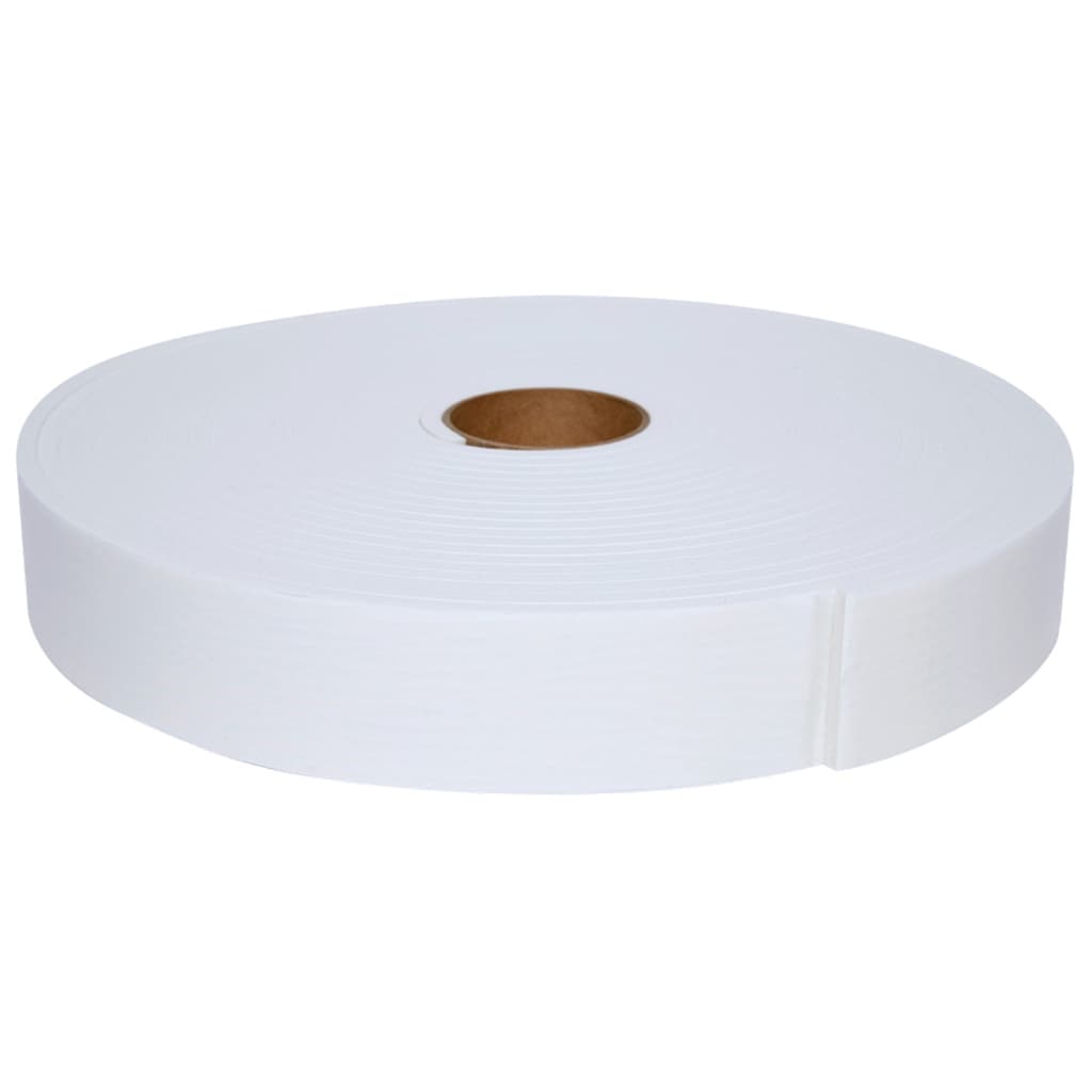 Fita EVA Branca adesivo 1 Lado 40mm x 5mm x 10mts Vedação Anti Ruido Porta Janela Decoração Parede