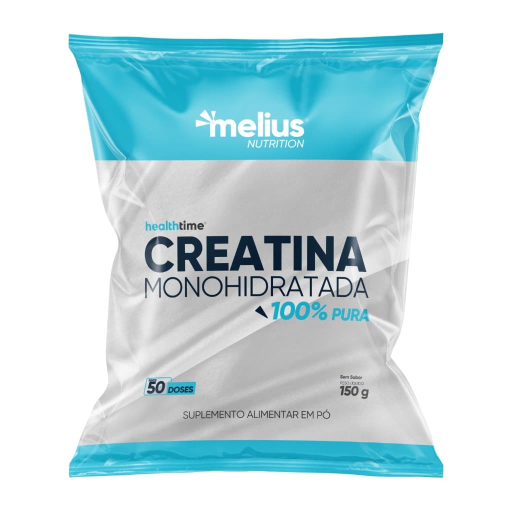 Creatina Health Time 150g - 100% Pura com Laudo