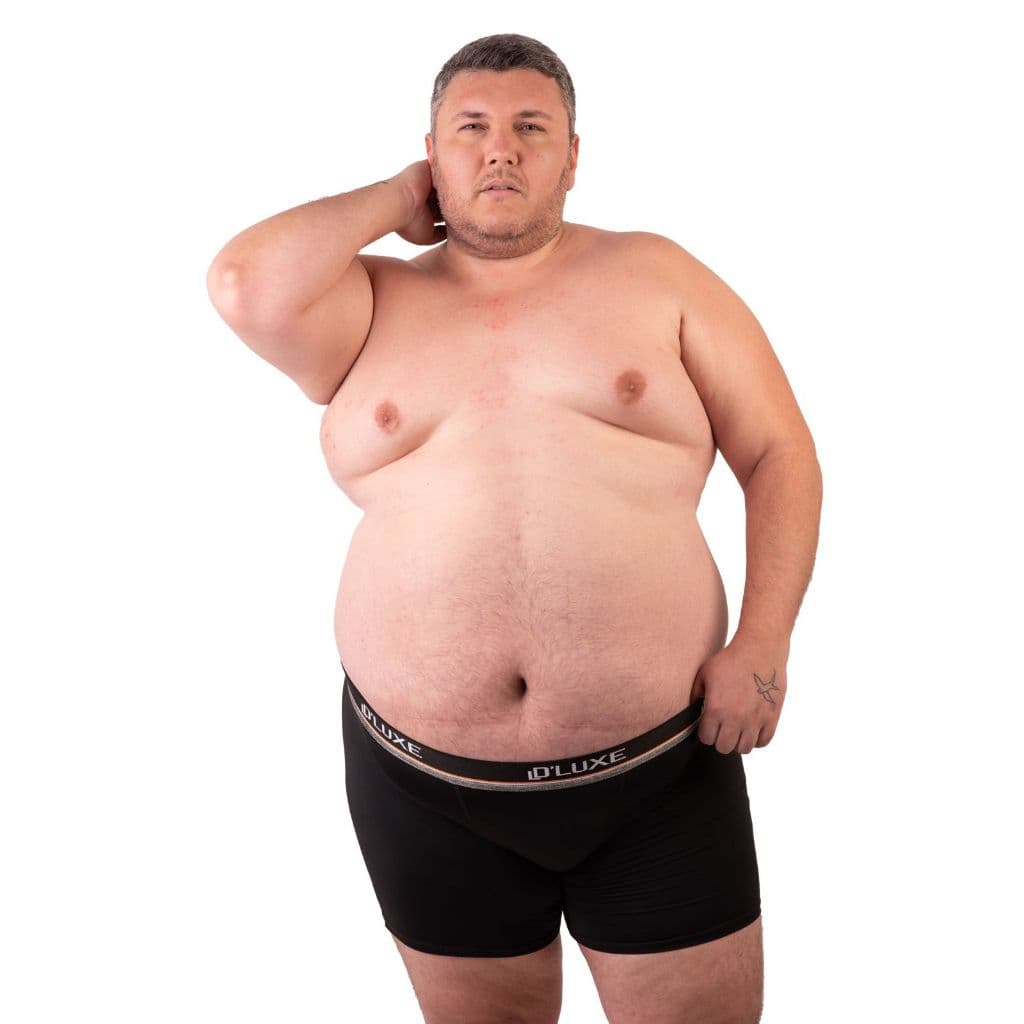 Kit 5 Cuecas Plus Size Microfibra Lisa Cueca Extra GG