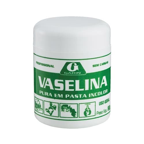 Vaselina Solida Pasta Incolor Profissional Garin Pote 80grs