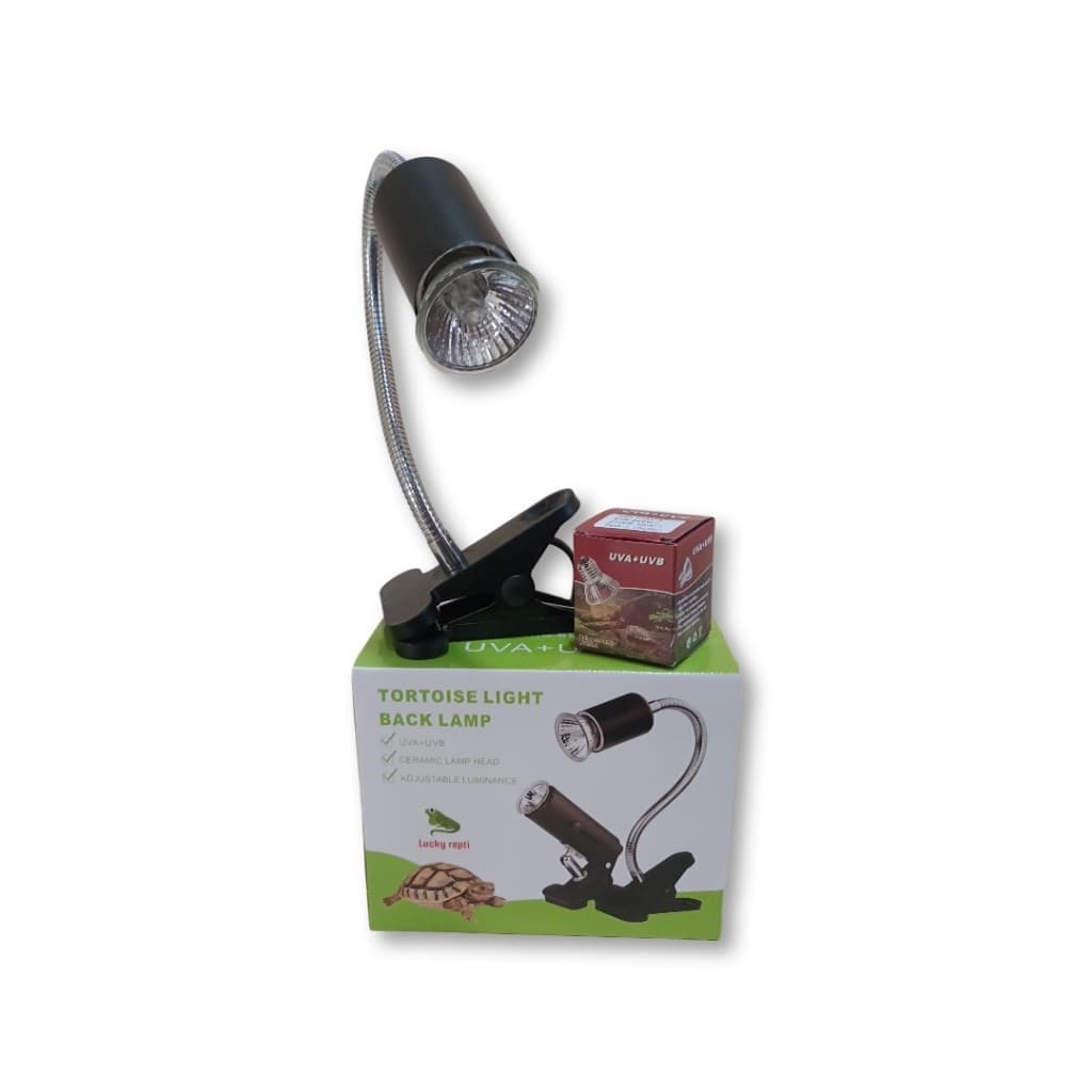 Mini Lâmpada Uva/uvb 25w 3.0 + Aquecimento E Luminaria de grampo, 110v