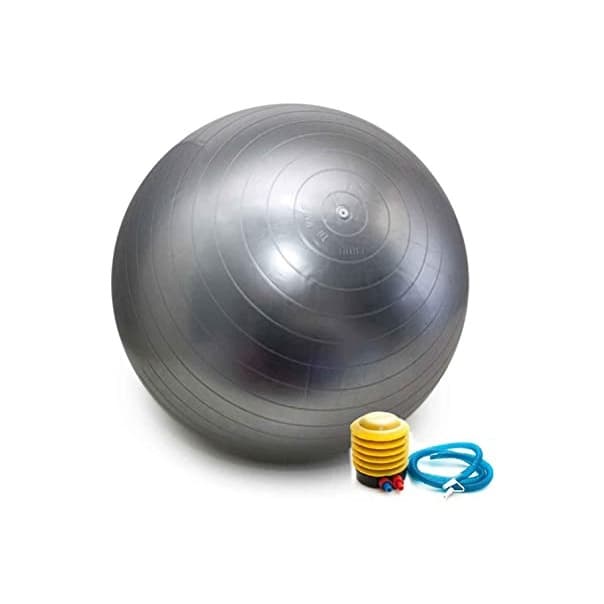 Bola Yoga Pilates Funcional GYM Ball Fitnes Fisioterapia 75cm + Bomba de Ar 350kg
