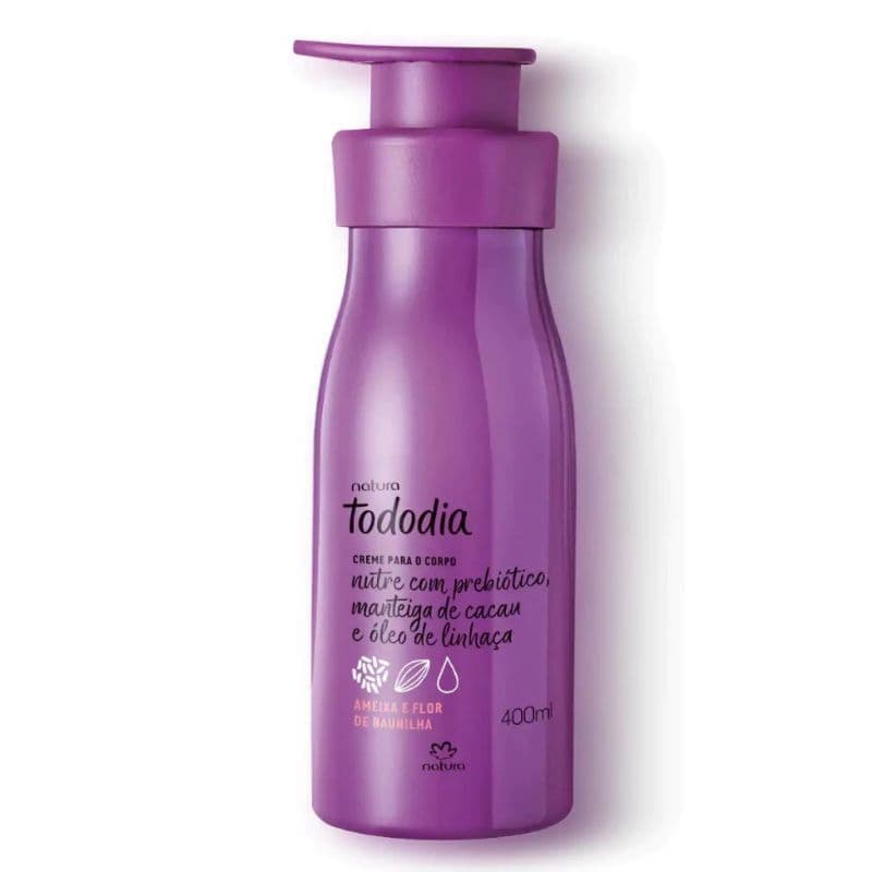 hidratante ameixa e flor de baunilha 400ml natura
