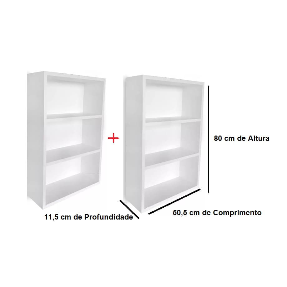 Nichos Decorativos Organizador Prateleira MDF Nicho para Penteadeira