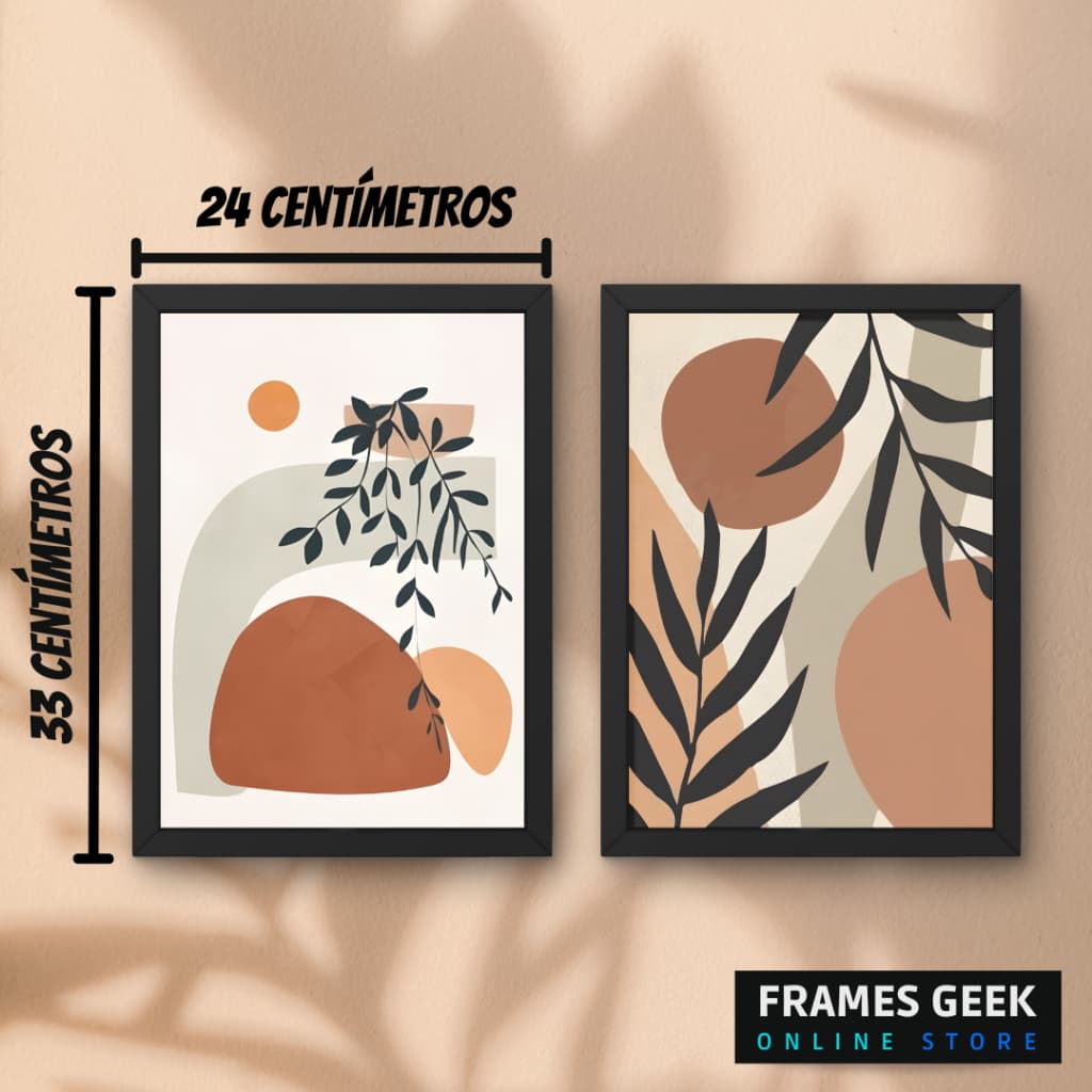 Quadros Decorativos com molduras para sala quarto varanda corredores Decoração de ambientes