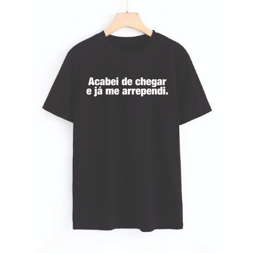 T-SHIRT CAMISA DE TREINO CROSSFIT ARREPENDIDO