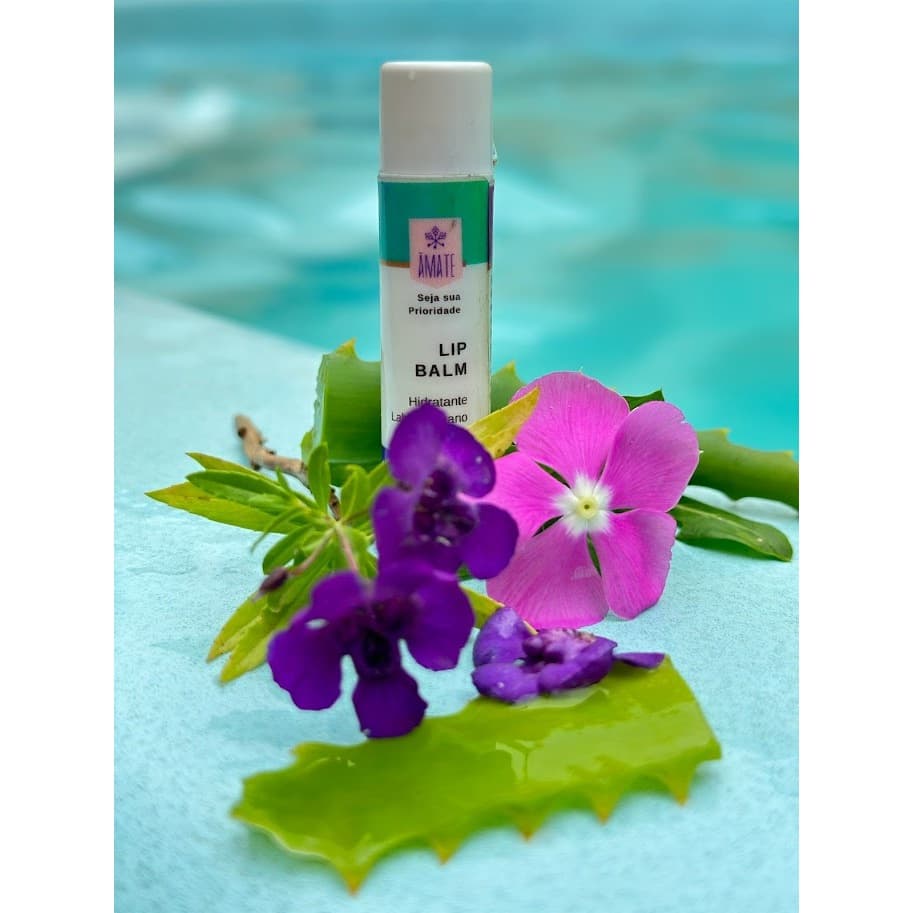 Lip Balm , Hidratante Labial com efeito chili  (Vegano e 100% natural)- Linha Amatê