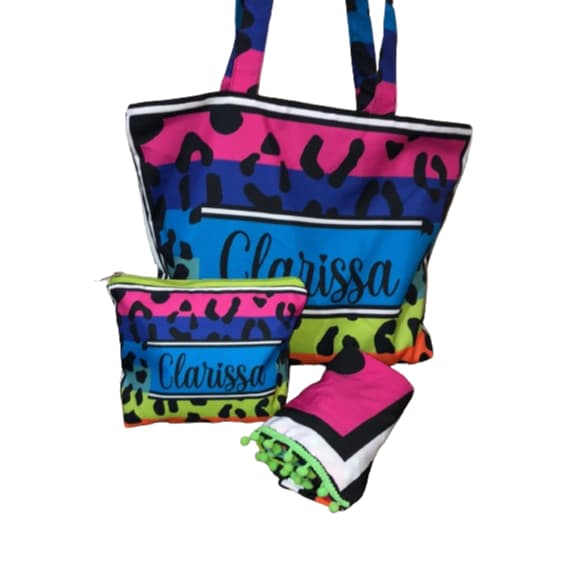 Canga de Praia,Bolsa e Necessaire Personalizadas com nome