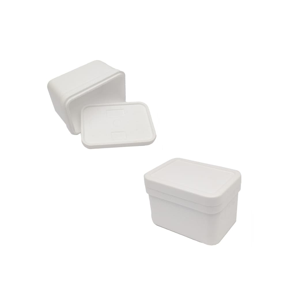 1un - Caixa De Isopor 2 Litros Kg -termica 20x14x13 .