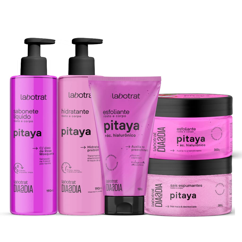 Kit Labotrat Linha Dia a Dia de Pitaya Rosto e Corpo Envio Rápido