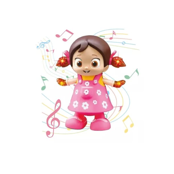 Dance Girl Boneca Dançarina Musical Com Luz E Som Que Canta E Dança