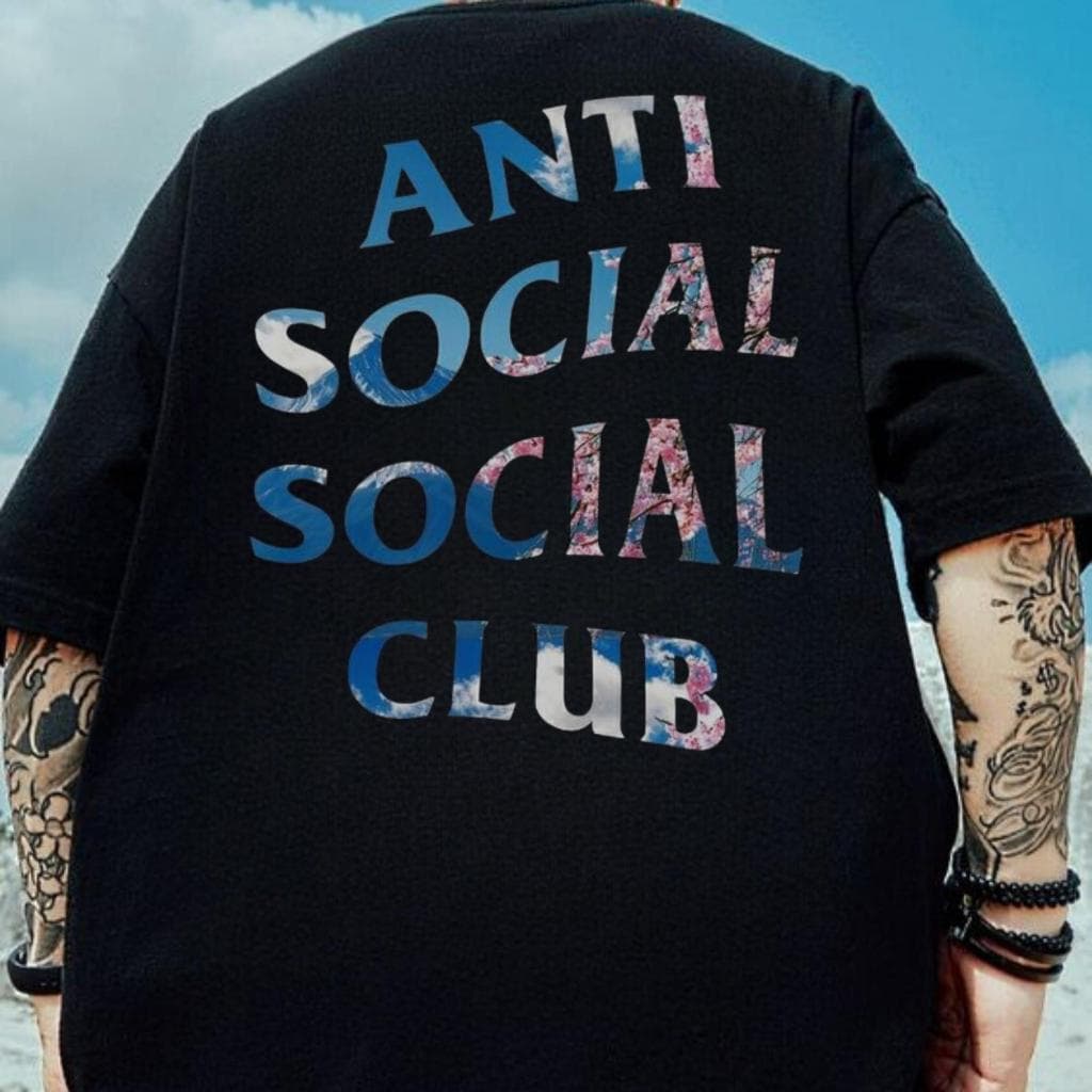 Camiseta masculina 100%ALGODÃO varias cores manga curta, estampada. camisa ANTI SOCIAL, SOCIAL CLUB.
