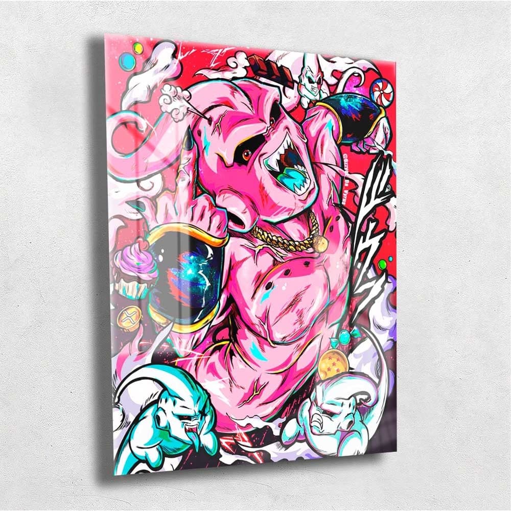 Quadro decorativo Kid Majin Boo Dragon Ball Anime