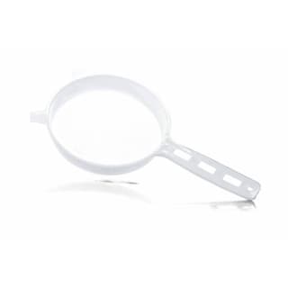 PENEIRA PLASTICA BRANCA COADOR DE 9CM ERCAPLAST OTIMA QUALIDADE.