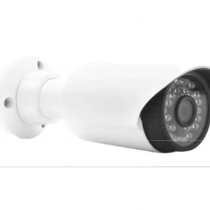 Câmera De Segurança Jortan 6146ahd Com Resolução De 2mp Visão Noturna Incluída Branca