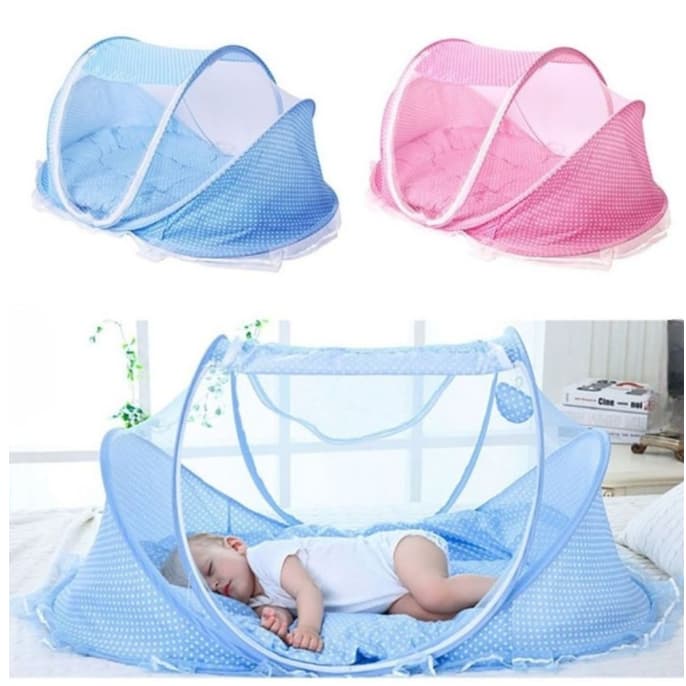 Mosquiteiro Berço Cama Tenda Cercadinho Portátil Retrátil Portátil Com Mosquiteiro Envio Imediato