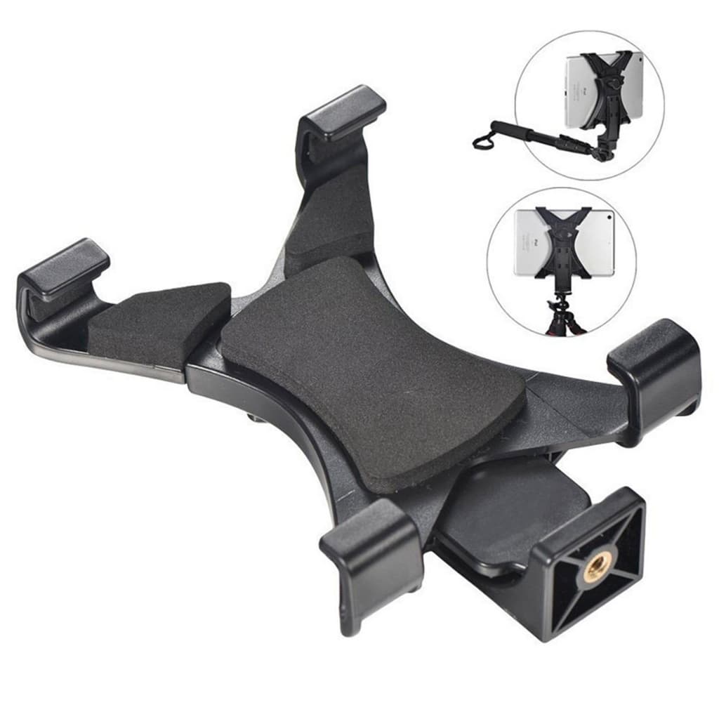 Suporte adaptador para Tablet iPad Kindle para Tripé Reforçado Rosca 1/4