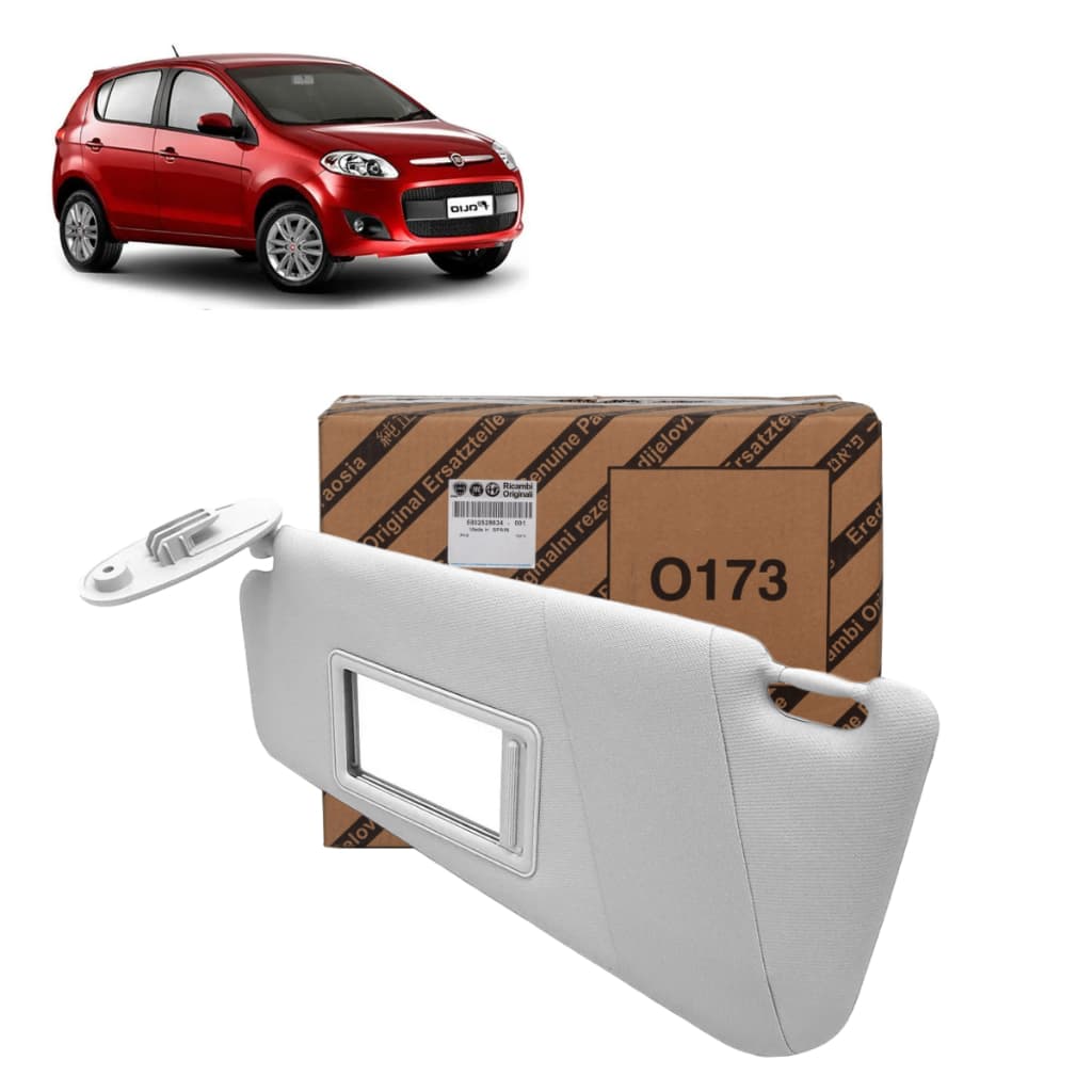 Quebra Sol Esquerdo Motorista Fiat Novo Palio 2012 A 2017 C/ Espelho Original