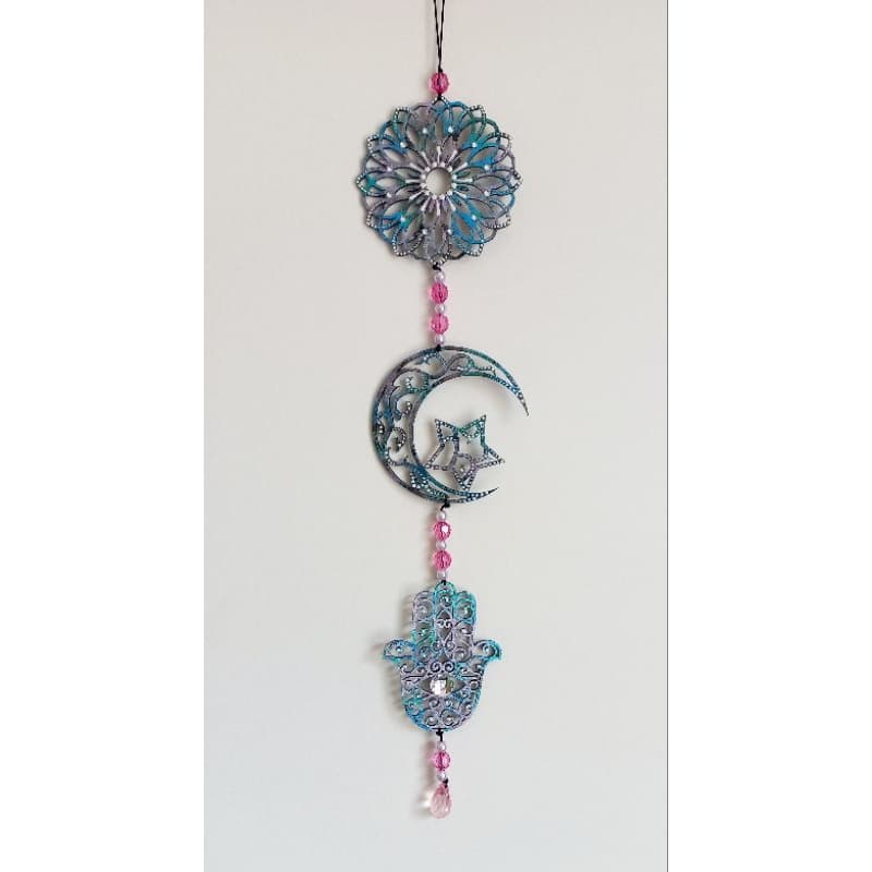 Enfeite de porta, Móbile Amuleto Esotérico, Árvore da Vida,Mandala em MDF vazado.