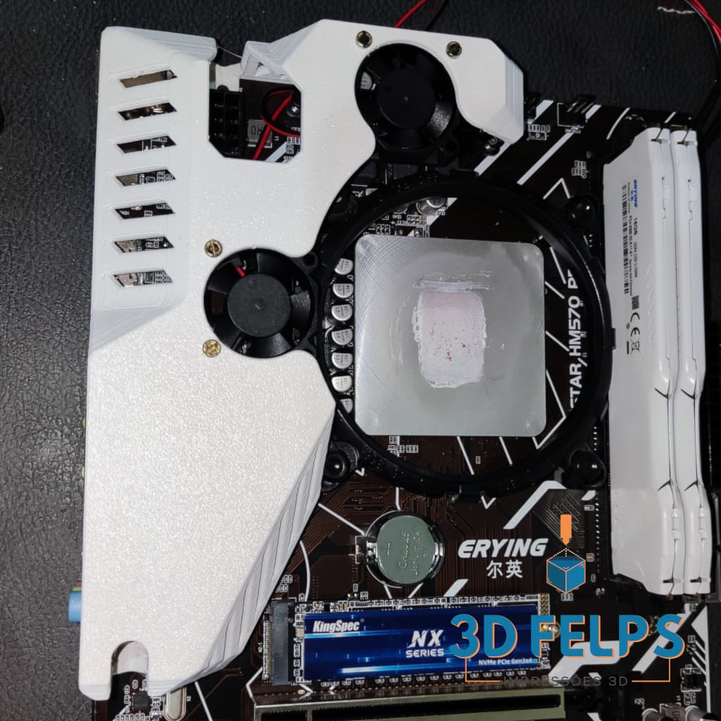 Cooler VRM Suporte Dissipação Ativa Vrm Interposer I9 E I7