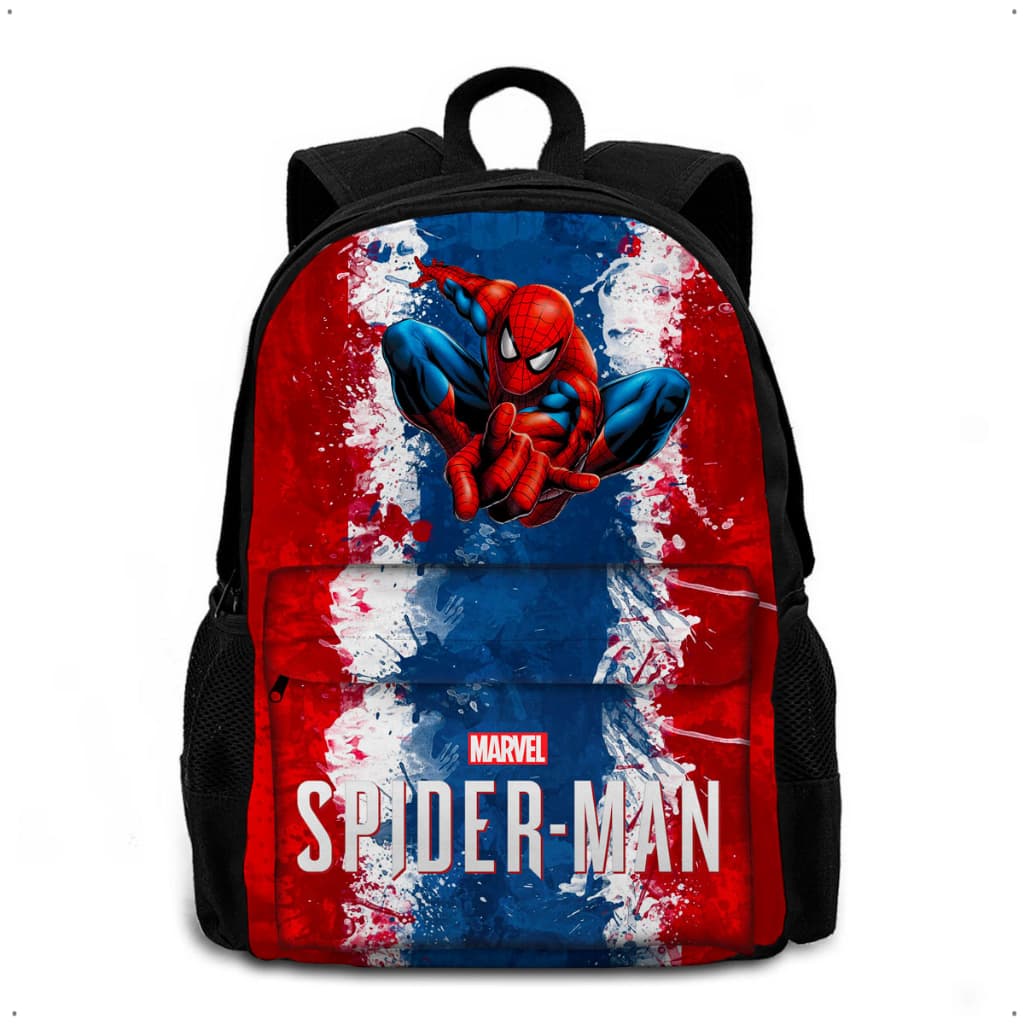 Mochila Escolar Homem Aranha Desenho Infantil Personagem Promoção Material Nylon Ótimo Para Viagens