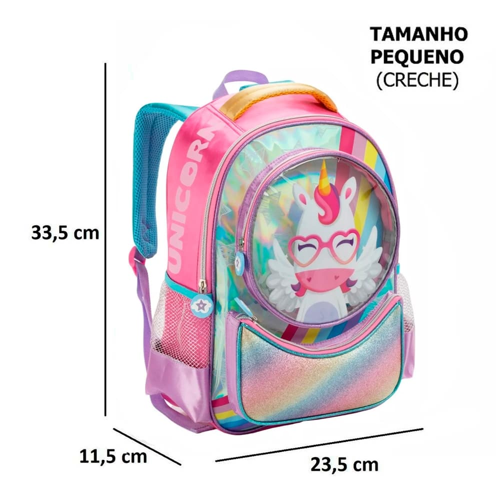 Mochila Infantil Passeio Creche Escolar Zoo Bichos Pets Animais