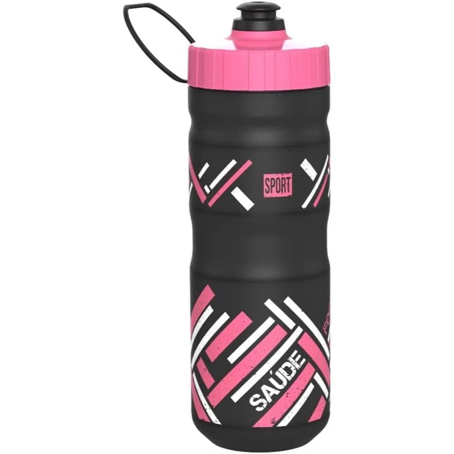Garrafa Squeeze Sport Preta 750 ml - Ideal para Atividades Físicas em Academia