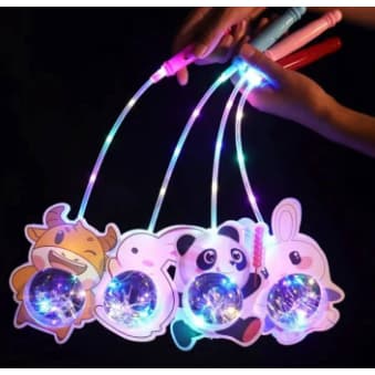 Cartoon Lanterna  Dinossauro Bonitinho Panda Coelho Em Forma De Abelha Led Festival Infantil De Ano Novo