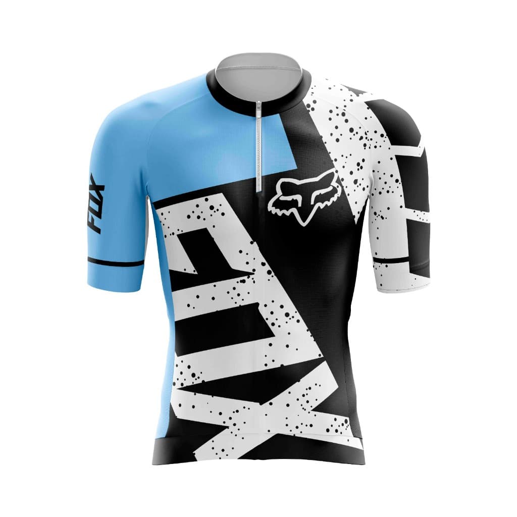 Camisa Ciclismo Camiseta Para Ciclista Fox Azul  Masculin/Feminina/Infantil cod117