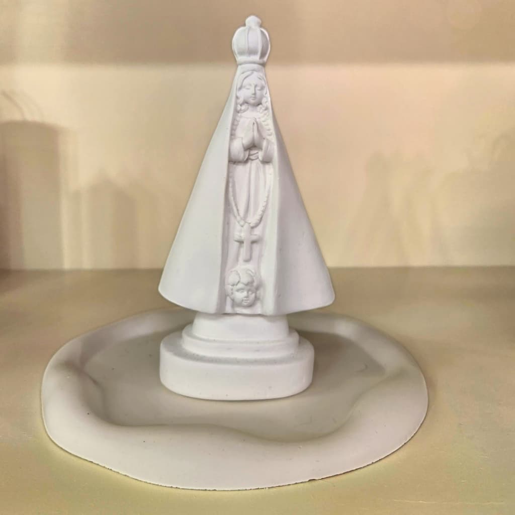 Nossa Senhora Aparecida de Gesso Cru | Estátua Escultura da Senhora  Aparecida