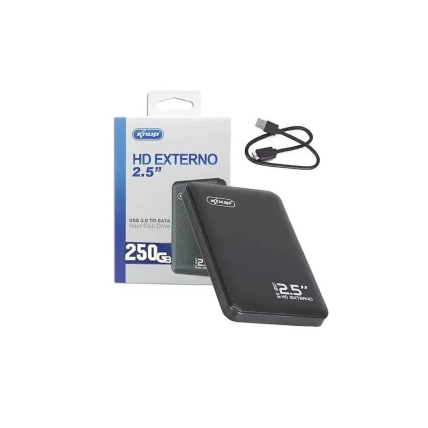 HD Externo 2.5 USB 3.0 Capacidade 250GB KP-HD808 Knup