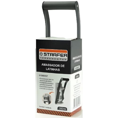 Amassador Latinhas Profissional 350ml Resistente Starfer com Abridor