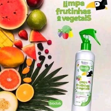 Higienizador de Frutas e Vegetais atóxico Vegano Bioclub