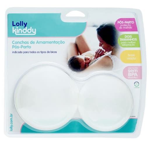 Concha Amamentação Base Rígida e ou Base Macia - Lolly Kinddy