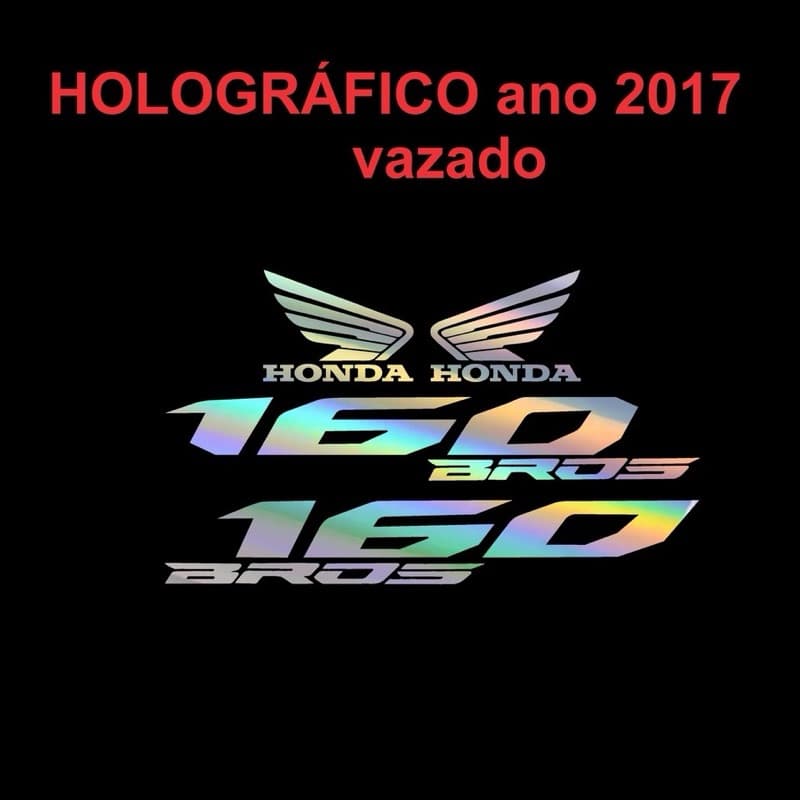 kit adesivo holografico Bros 160