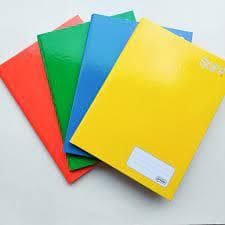 Kit 5 Cadernos Brochura Grande A4 96/80 folhas capa dura Brochurão