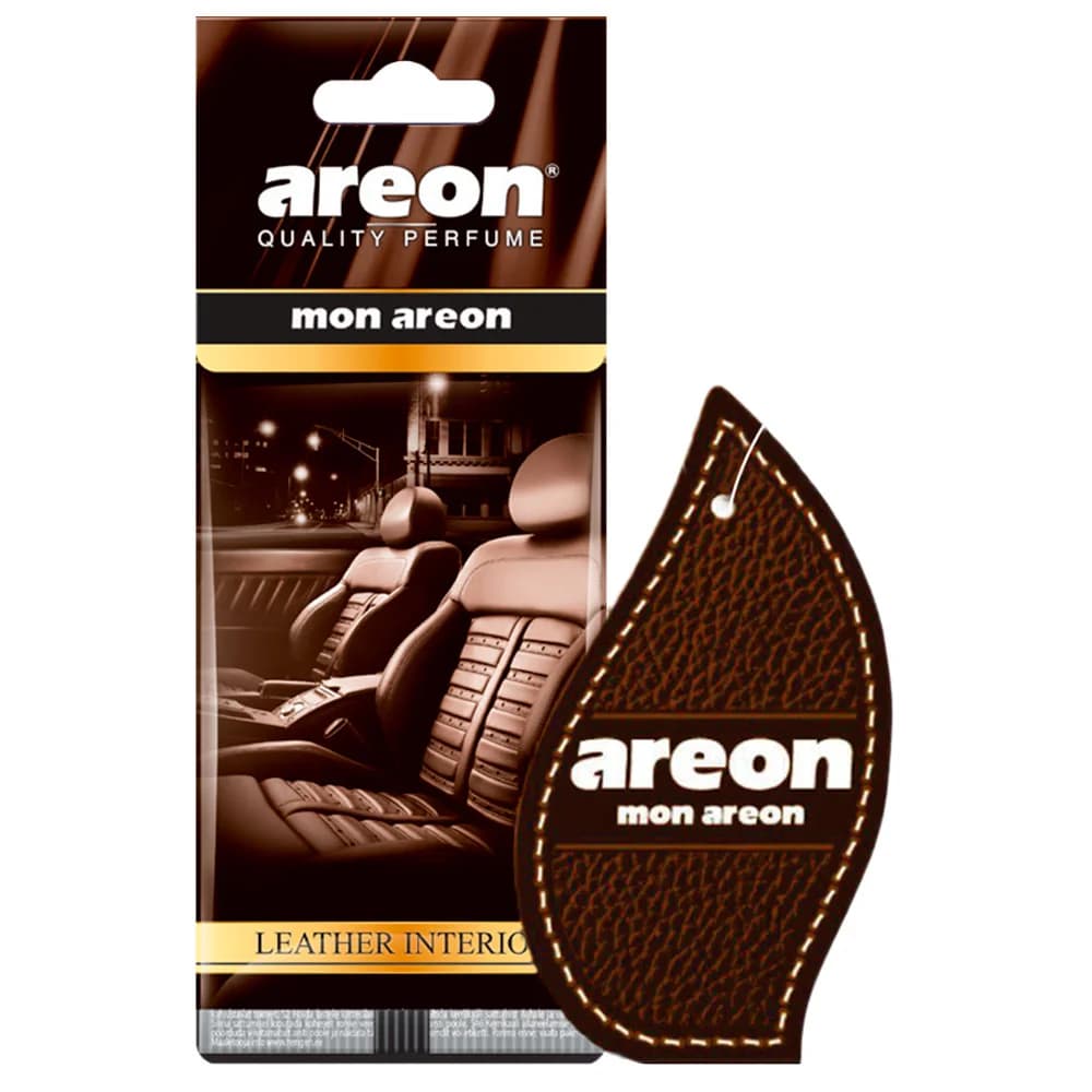 Aromatizante Importado Areon Leather Interior - o melhor aromatizante do mundo - tipo Little Trees