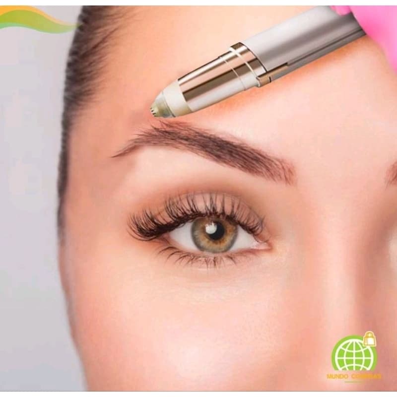 Mini caneta depiladora facial portátil tira pelôs elétrico recarregável USB - MLO