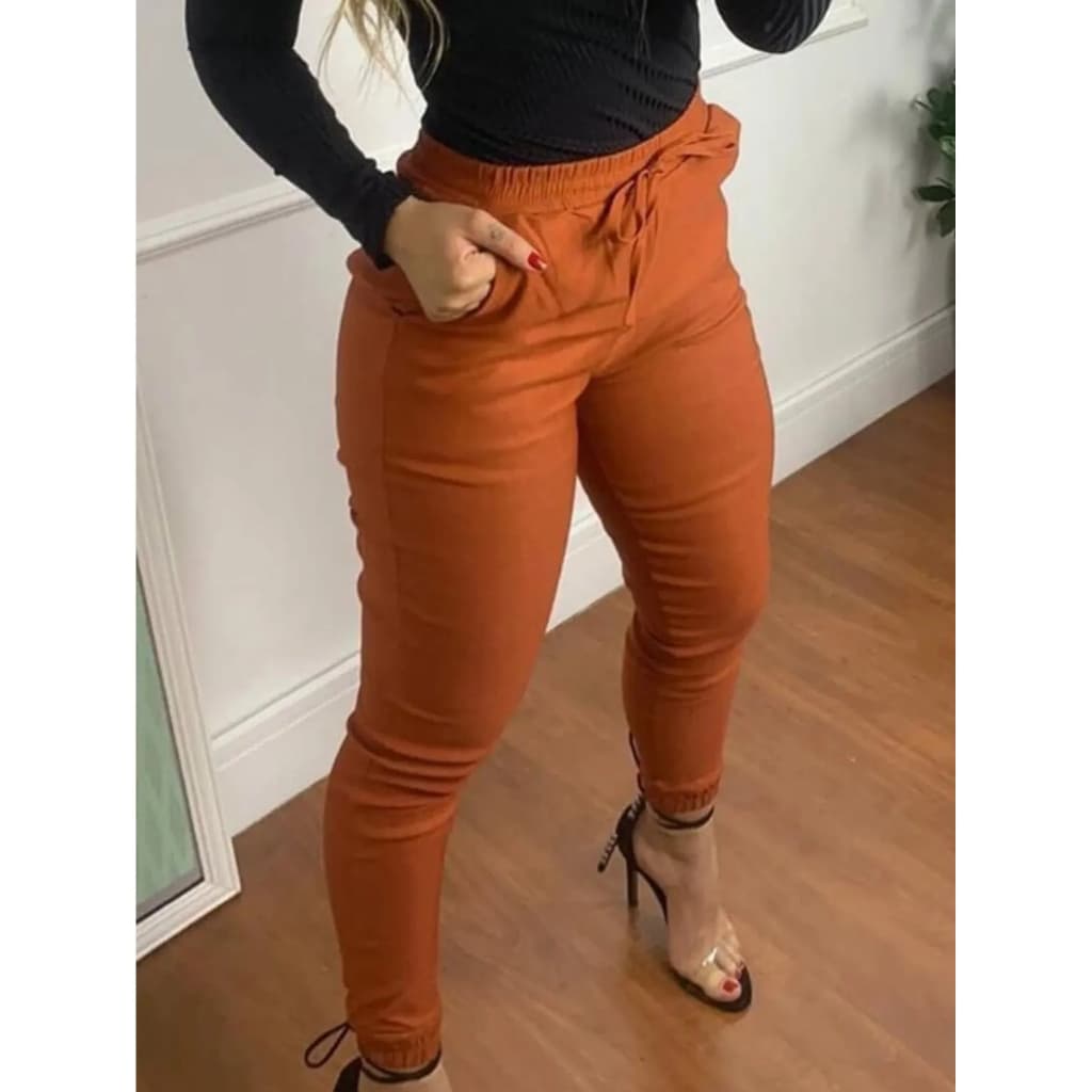 CALÇA JOGGER FEMININA BENGALINE LISA SUPER LINDA PROMOÇÃO