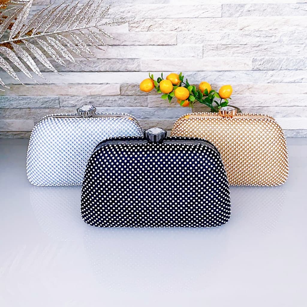 Bolsa Tiracolo / Carteira Feminina Com strass Para Festa / Banquete / Casamento WT188-21